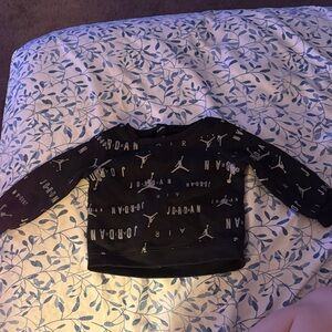 Jordan Kids Black Graphic Sweatshirt